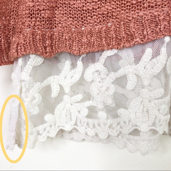 Hippie Rose Long Sleeve Dolman Crew Neck Sweater M - Picture 8 of 9